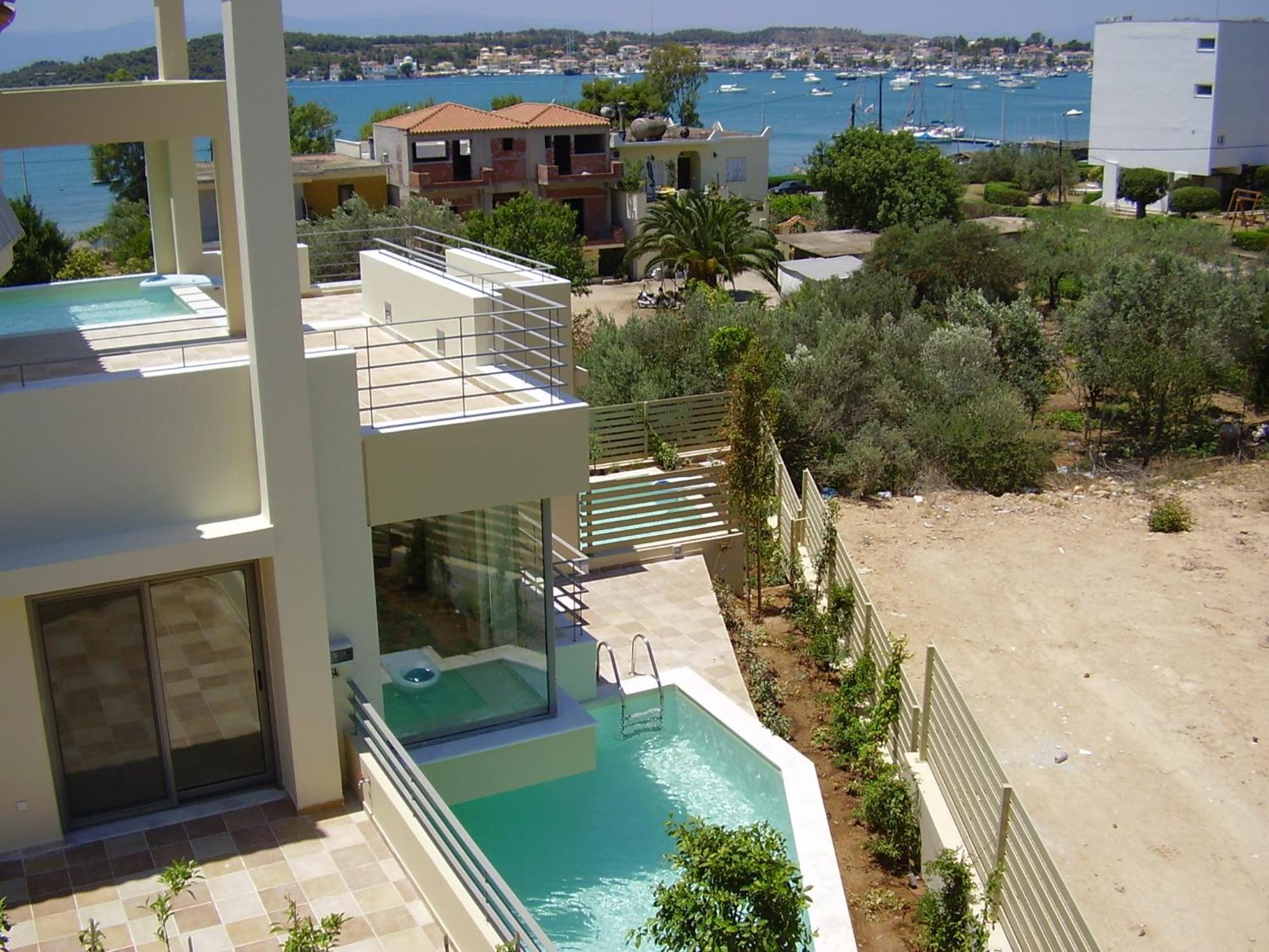 Rvg Rania House With Pool Apartment Porto Heli Bagian luar foto