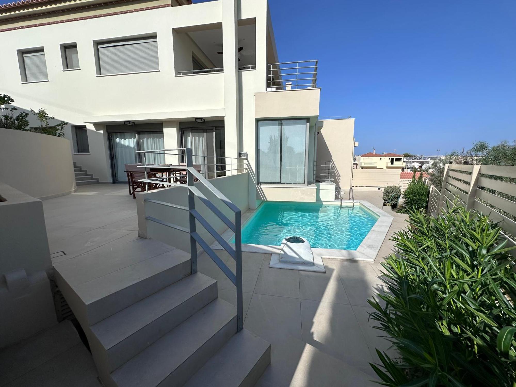 Rvg Rania House With Pool Apartment Porto Heli Bagian luar foto